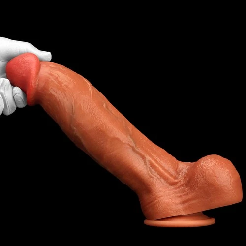 Silicone Realistic Huge Dildo Cock Thick Dong Suction Cup  Female Masturbator - Picture 18 of 23
