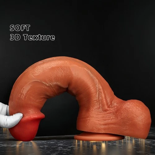 Silicone Realistic Huge Dildo Cock Thick Dong Suction Cup  Female Masturbator - Picture 6 of 23