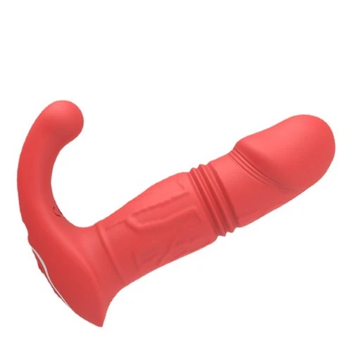 Hard Stone Ona Telescopic Vibrator 7 Modes Remote Control Silicone Adult Toy