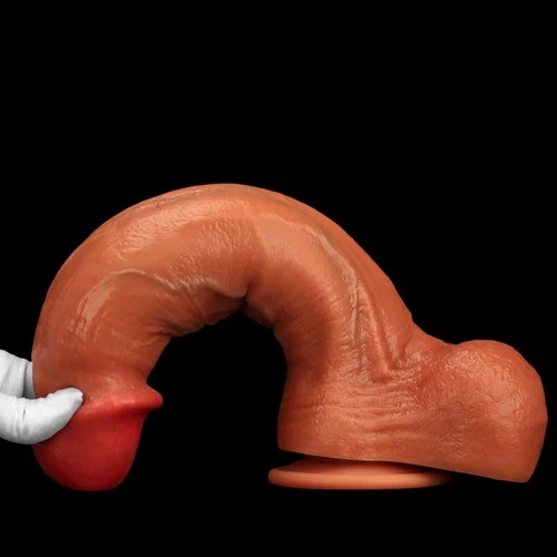 Silicone Realistic Huge Dildo Cock Thick Dong Suction Cup  Female Masturbator - Picture 17 of 23