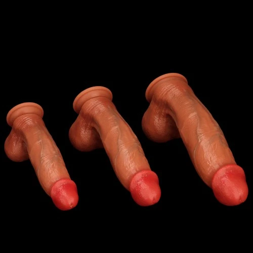 Silicone Realistic Huge Dildo Cock Thick Dong Suction Cup  Female Masturbator - Picture 13 of 23